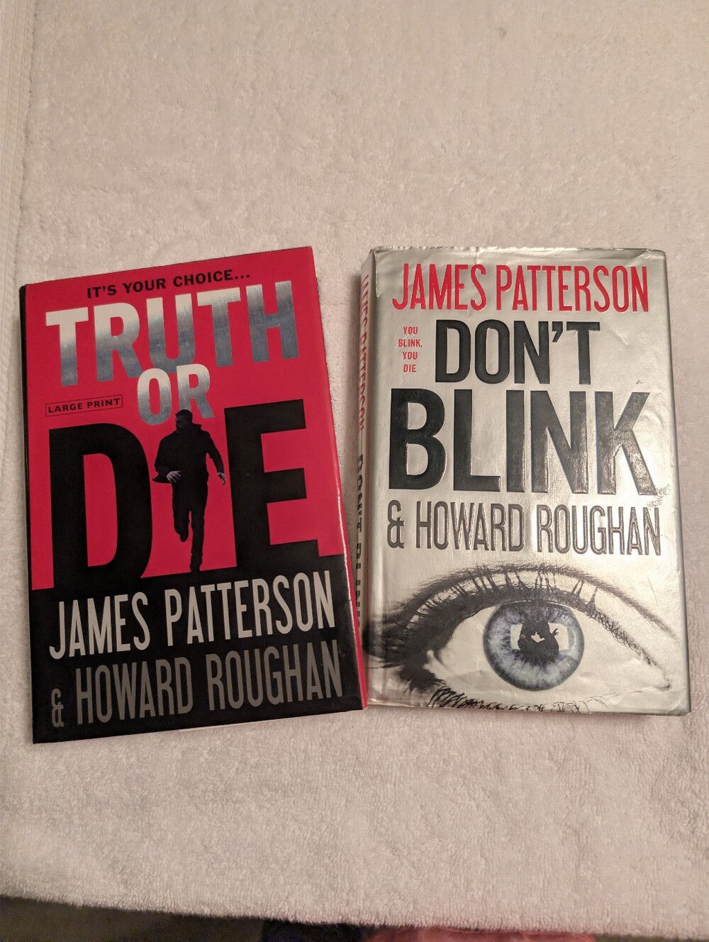 James Patterson & Howard Roughan Hardcover Thriller Book  Bundle